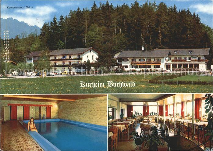 Feldwies Kurhotel Buchwald Kampenwand Hallenschwimmbad