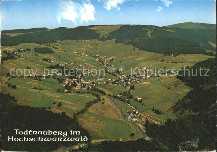 Todtnauberg Schwarzwald BW Fliegeraufnahme