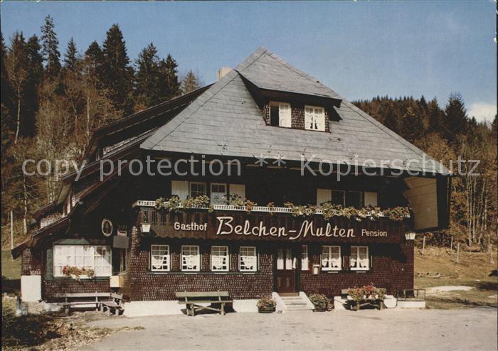 Schoenau Schwarzwald Gasthof Belchen Multen