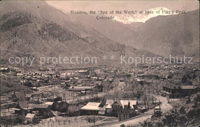 Manitou Colorado Spa of the West base Pike Peak