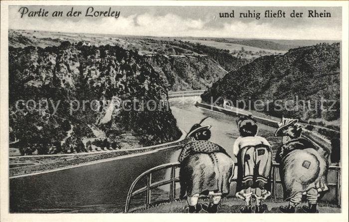 Loreley Lorelei Frauen Rhein