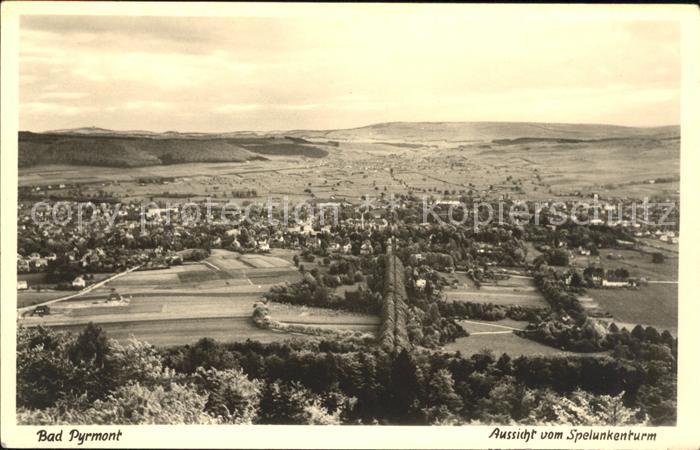 Bad Pyrmont Blick vom Spelunkenturm