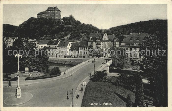 Greiz Thueringen Teilansicht
