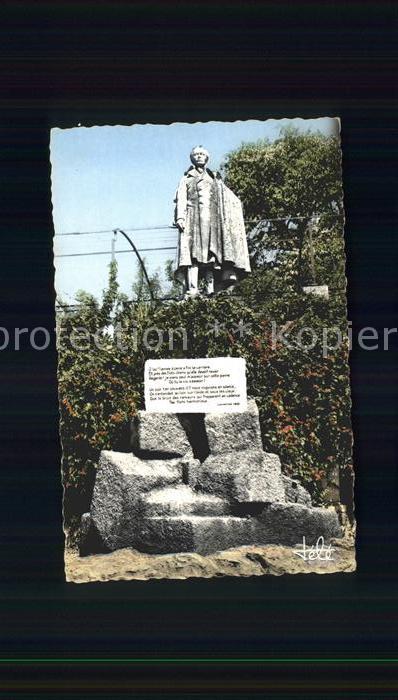 Aix-les-Bains Lac du Bourget Statue Lamartine