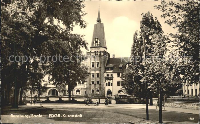 Bernburg Saale FDGB Kuranstalt