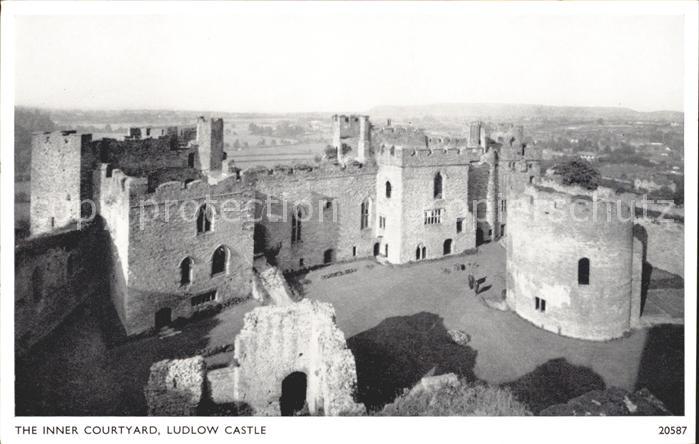 Ludlow Shropshire Ludlow Castle Inner Courtyard