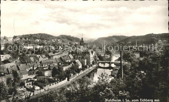 Waldheim Sachsen vom Eichberg aus