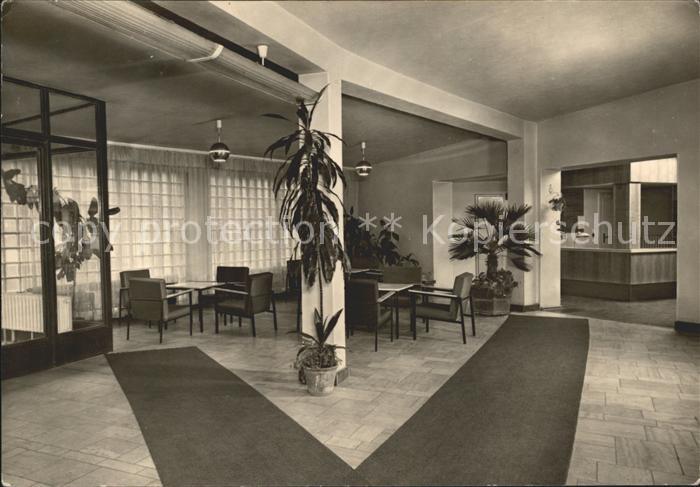 Wernigerode Harz FDGB Erholungsheim Georgij Dimitroff Eingangshalle Neubau