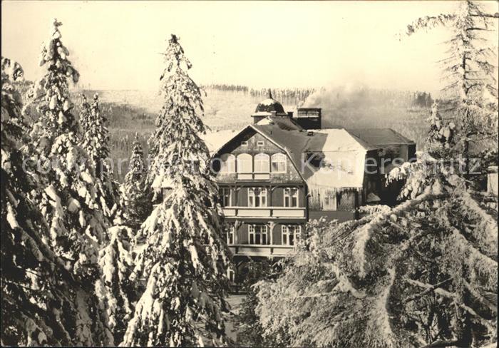 Oberhof Thueringen Konsum Erholunsgheim