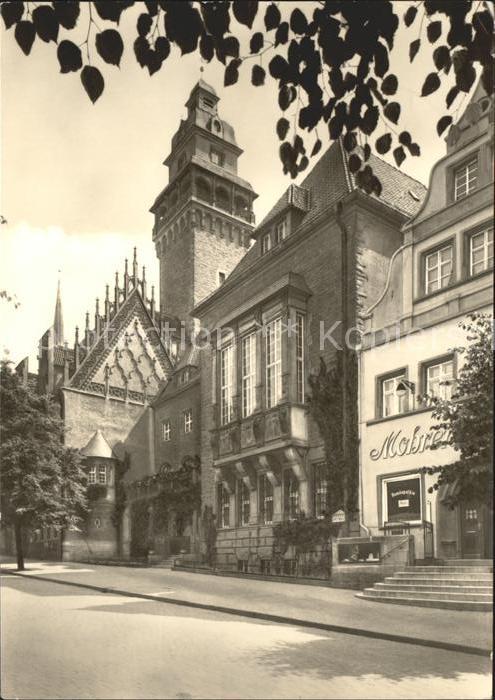 ZEITZ Sachsen-Anhalt Rathaus gotische Giebel