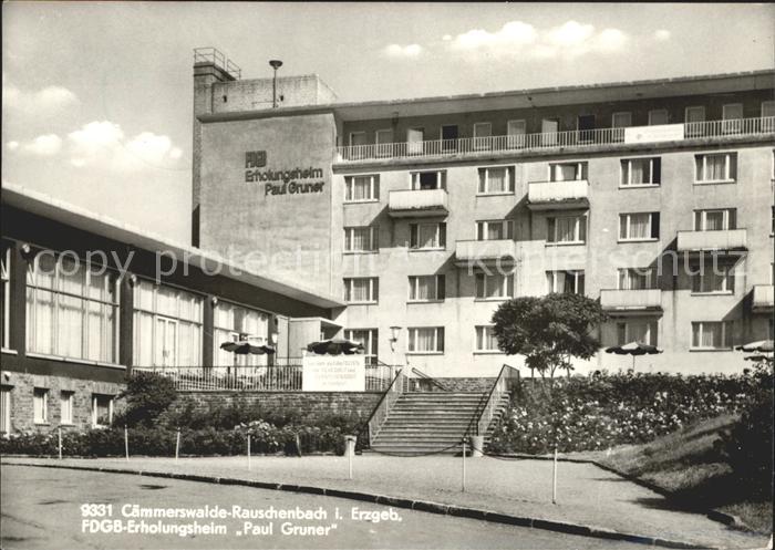 Rauschenbach Neuhausen FDGB Erholungheim Paul Gruner