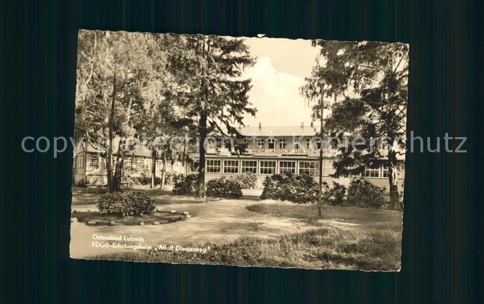 Lubmin Ostseebad FDGB Erholungsheim Adolf Diesterweg