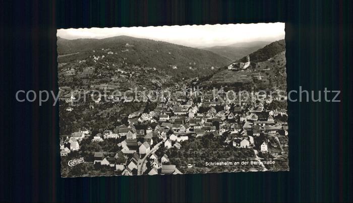 Schriesheim Fliegeraufnahme