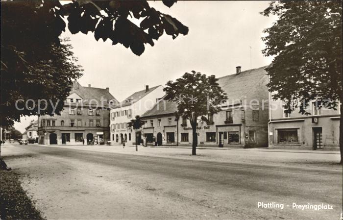 Plattling Isar Bayern Preysingplatz