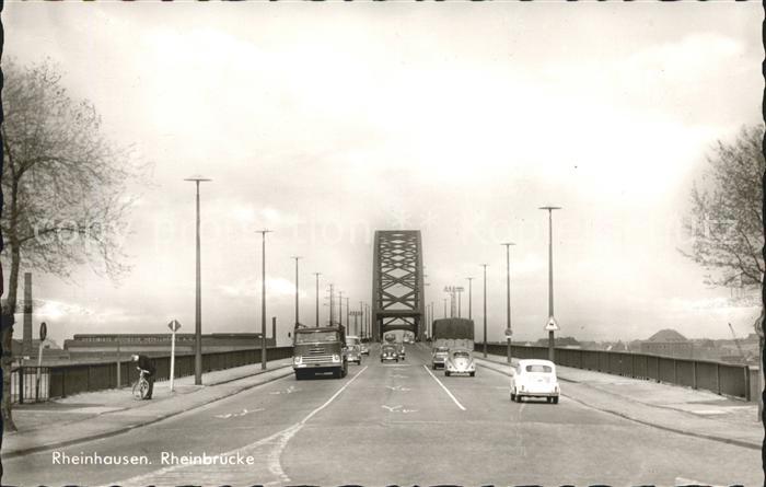 Rheinhausen Oberhausen Rheinbruecke