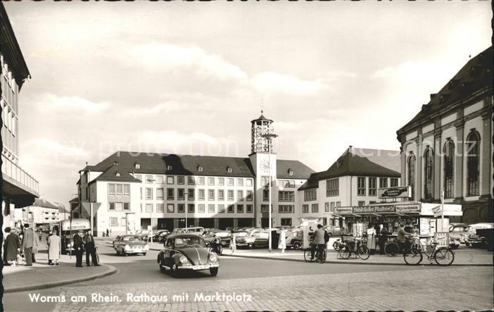 Worms Rhein Rathaus Marktplatz