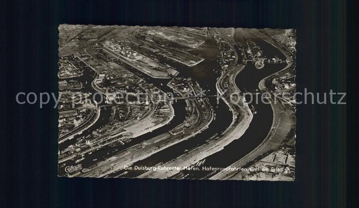 Duisburg Ruhr Hafen Fliegeraufnahme