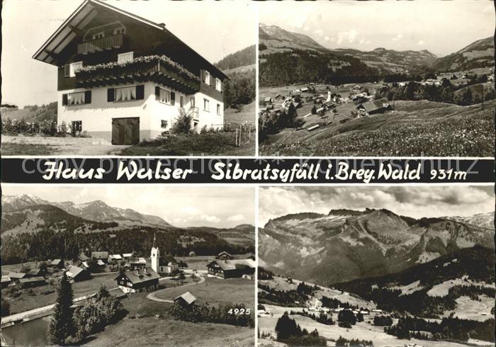 Sibratsgfaell Vorarlberg Haus Walser Ortsansichten