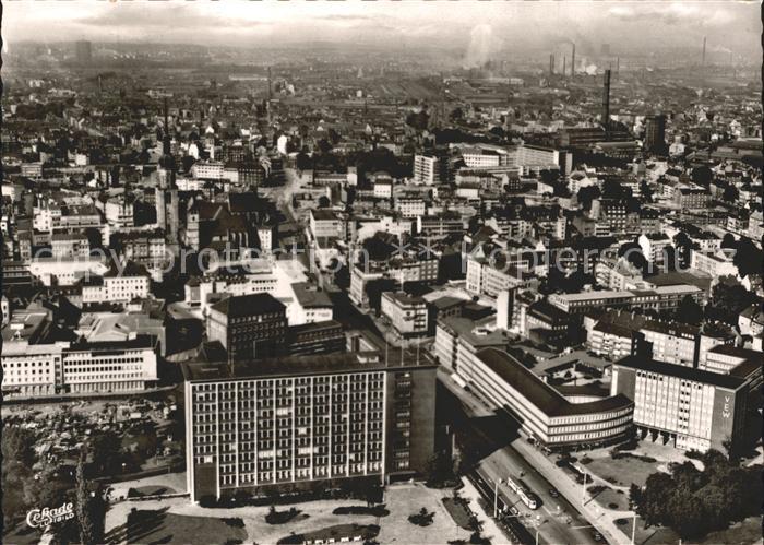 DORTMUND  CITY Fliegeraufnahme Nord Sued Achse