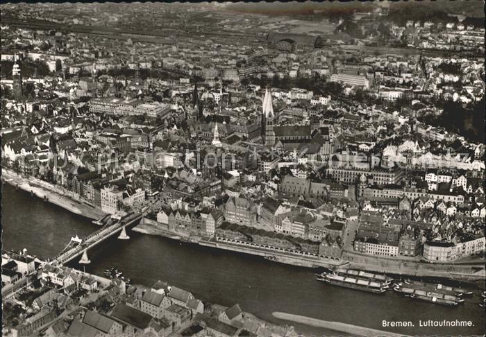 BREMEN  CITY Fliegeraufnahme