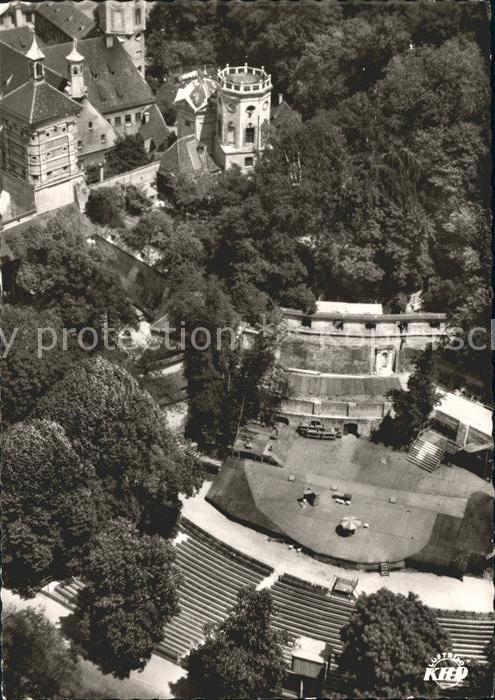 Augsburg Fliegeraufnahme Freilichtbuehne