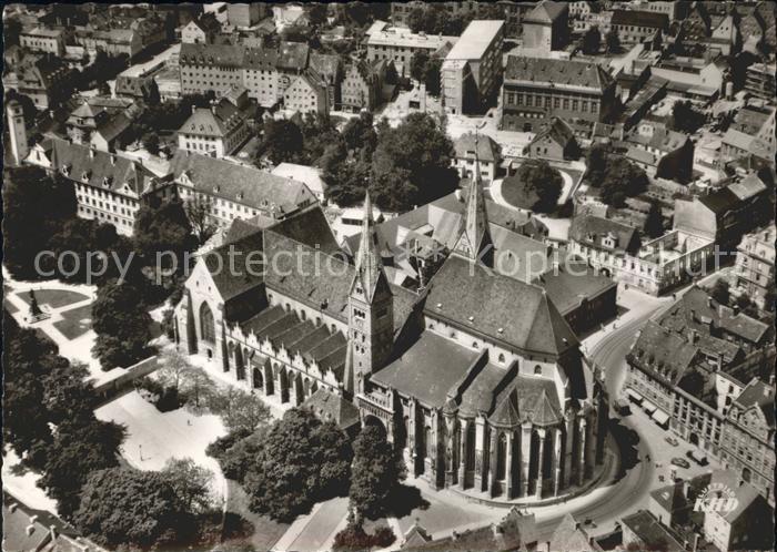 Augsburg Fliegeraufnahme Dom