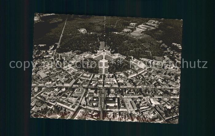 Karlsruhe Fliegeraufnahme Schloss