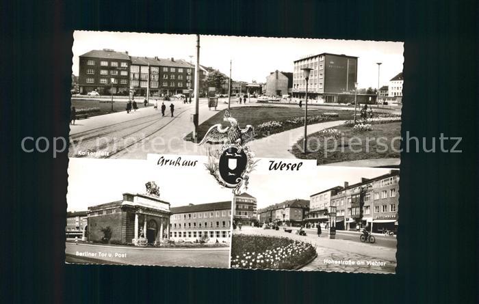 Wesel Rhein Berliner Tor Post Kaiserplatz Hohestrasse Vietor