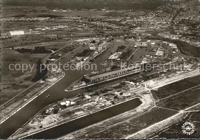 Karlsruhe Fliegeraufnahme Rheinhafen