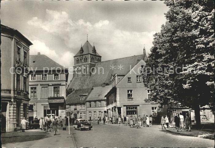 Greifswald Mecklenburg Vorpommern Strasse Freundschaft St Marienkirche