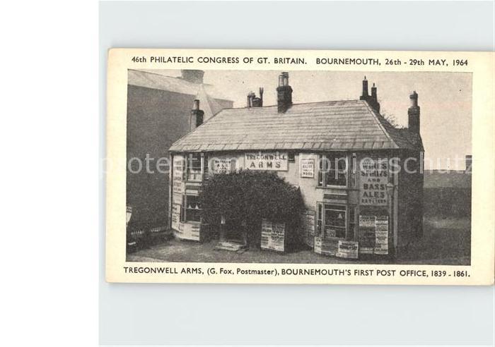 Bournemouth Philatelic Congress Tregonwell Arms