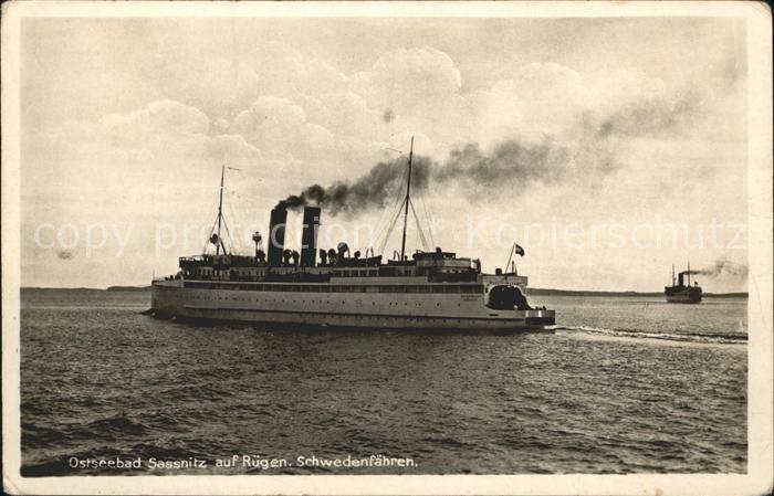 Faehre Ferry Bac Traghetto-- Schwedenfaehren Sassnitz Ruegen