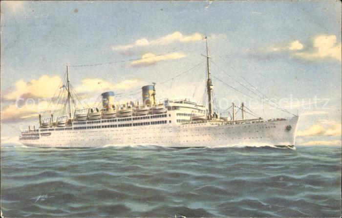 Dampfer Oceanliner M/S Italia