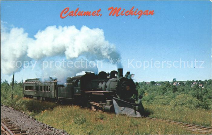 Lokomotive Keweenaw Central Steam Train Calumet Michigan