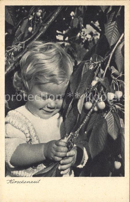Kinder Child Enfants Kirsche Kirschenzeit