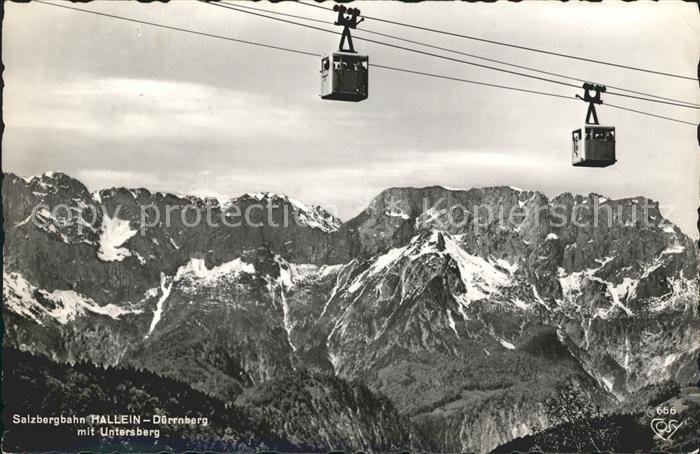 Seilbahn Hallein-Duerrnberg Untersberg