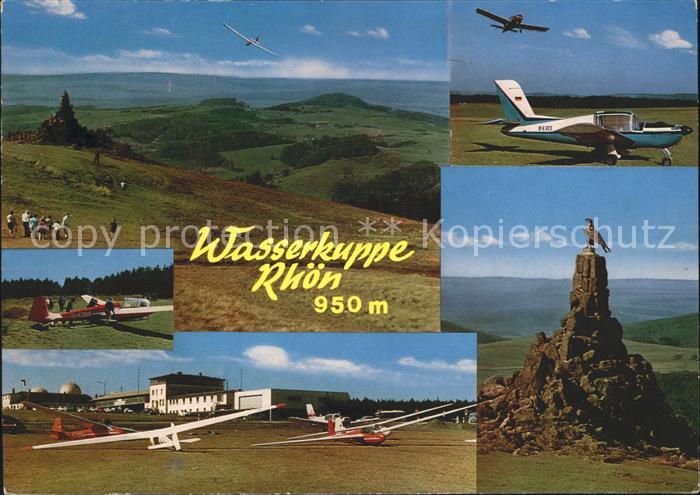 Segelflug Gliding Vol-Voile Vuolo-a-Vela Volo-a-Vela-- Wasserkuppe Rhoen Flieger