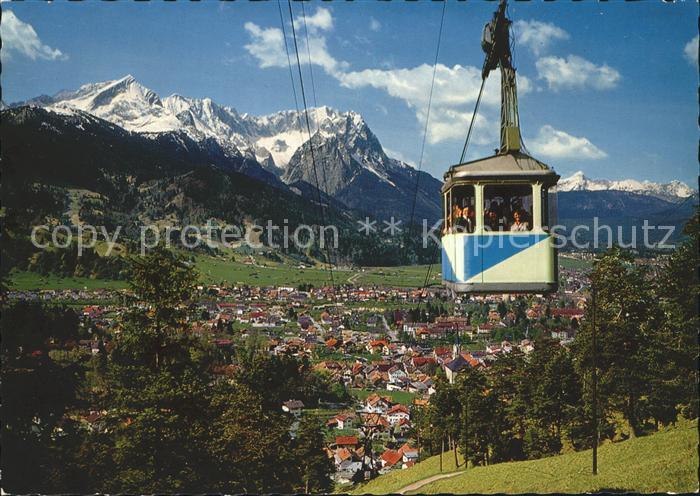 Seilbahn Wankbahn Garmisch-Partenkirchen Zugspitzgruppe