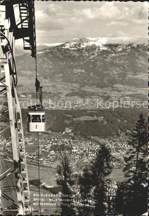 Seilbahn Goldeck Spittal-Millstaettersee Seeboden