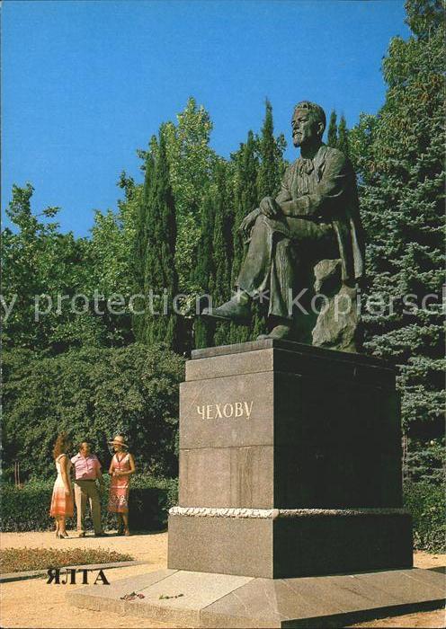 Denkmal Tschechow Jalta