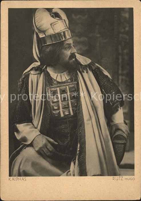 Passionsspiele Oberammergau 1930 Kaiphas Rutz Hugo