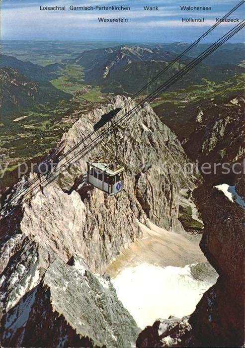 Seilbahn Zugspitze Hoellental Waxensteinkamm Loisachtal