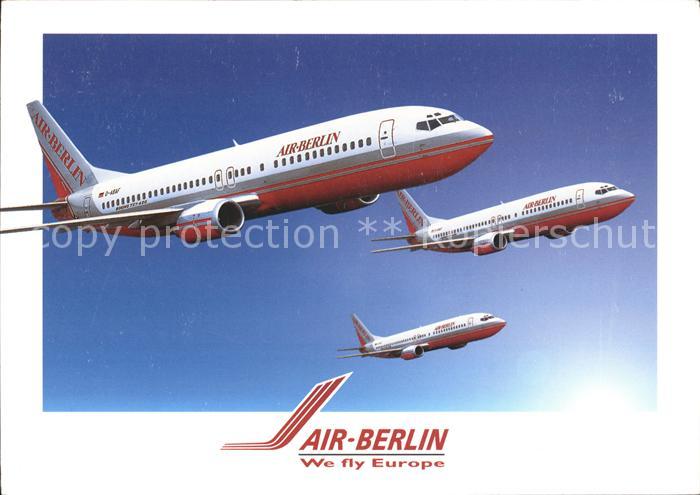 Flugzeuge Zivil Air-Berlin Fluesterjet Boeing 737/400
