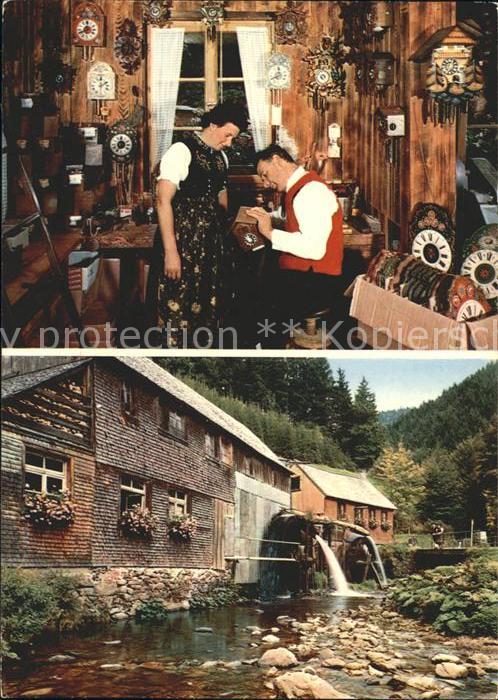 Uhren Uhrmacher Schwarzwald Drei-Stegen-Mühle