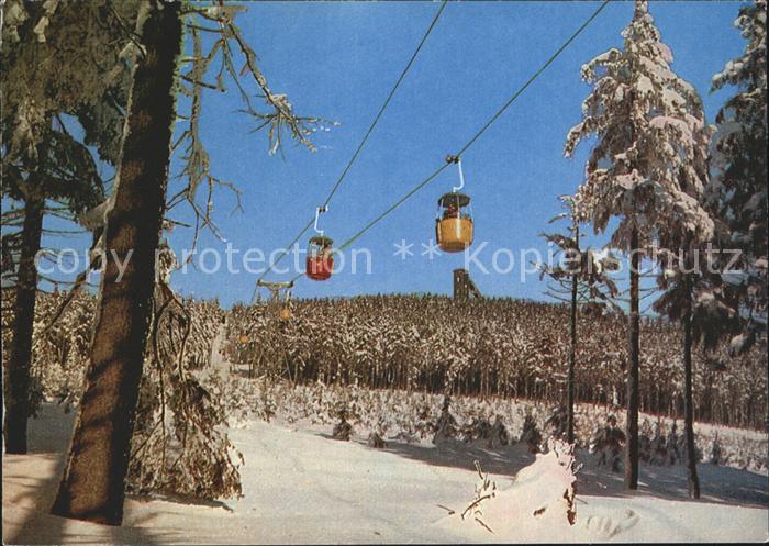 Seilbahn Wurmberg Harz Winter