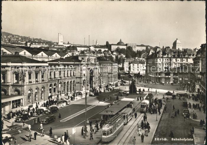 Strassenbahn Zürich Bahnhofplatz