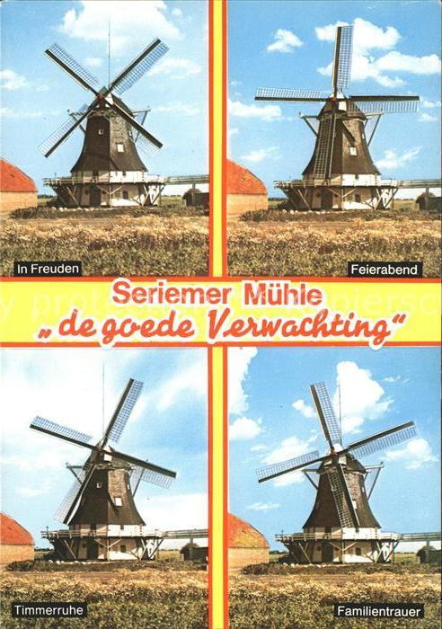 Windmuehle Seriemer Muehle Neuharlingersiel Fluegelsprache