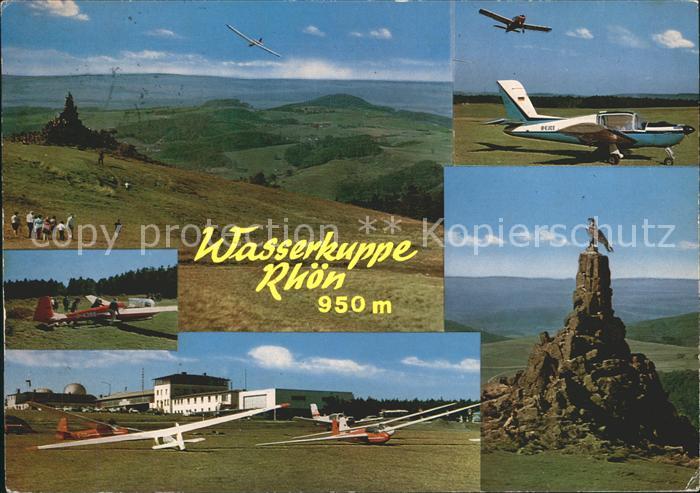 Segelflug Gliding Vol-Voile Vuolo-a-Vela Volo-a-Vela-- Wasserkuppe Rhoen