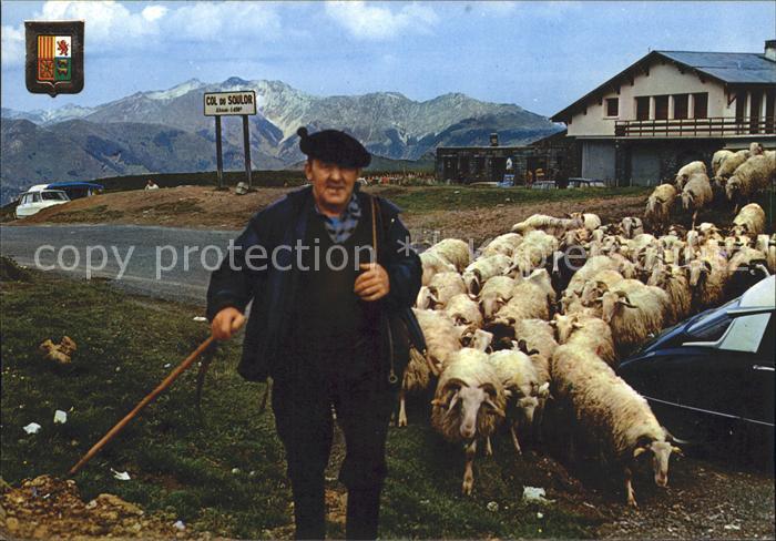 Hirte Ziegen Col du Soulor