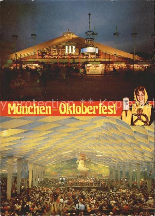 Oktoberfest Muenchen Hofbraeu-Festzelt Muenchner Kindl